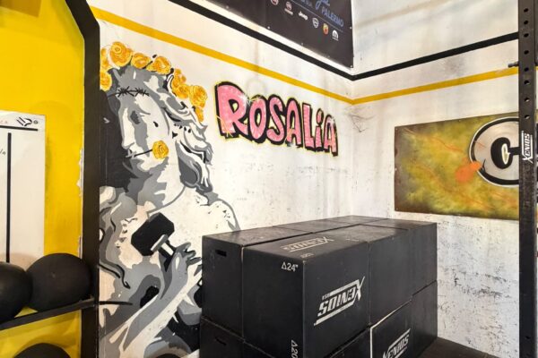 foto interni palestra crossbox cantiere palermo